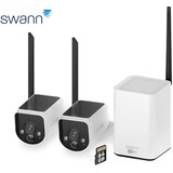 Swann MR4KSD2 MaxRanger4K brezžični varnostni sistem, 4K UHD, 2x kamera, 1x snemalna enota, WIFI HaLow, TrueDetect+, APP, Sony STARVIS, Night2Day snemanje, mikrofon, zvočnik, IP66, +microSD - - Bonajo | Shoptok.si