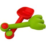  Set kanti za pijesak s tu&amp;scaron;em, lopaticom, grabljama, kalupima, dinosaurima Slike
