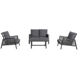 Amatio LOUNGE GARNITURA tkanina aluminij | Shoptok.si