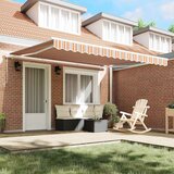  Povlačivi tende Šareni 400 × 350 cm Poliester i aluminij | shoptok.hr