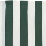 Nadstrešnica Zelena i bijela 280 x 20 cm Platno | shoptok.hr