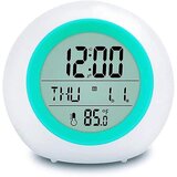 Venisymlis Budilka, Led Budilka Z Nočno Lučko, Ki Spreminja 7 Barv, Digitalna Ura Za Prebujanje, Dremež Na Dotik, (22059803) Cene