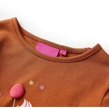  Dječja majica s dugim rukavima boja konjaka 104 | shoptok.hr