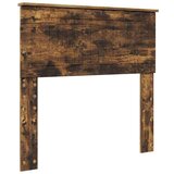  Uzglavlje s uzglavljem Dimljeni hrast 90 cm Konstruirano drvo | shoptok.hr