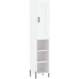 Maison Chic Visoka omara - Komoda - Predalnik bela 34,5x34x180 cm inženirski les, (21720298) Cene