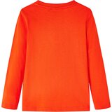  Dječja majica s dugim rukavima jarkonarančasta 104 | shoptok.hr