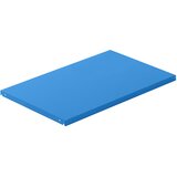 LISTA Vrhnja polica iz jeklene pločevine, ŠxG 1290 x 860 mm, obremenitev police 200 kg, svetlo modra | Shoptok.si