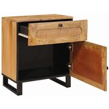  Nočna omarica Naravna 50 x 33 x 60 cm Masiven les manga, (5000107288) | Shoptok.si