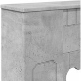  Okvir za kamin Betonska siva 93 x 20 x 89 cm Konstruirano drvo | shoptok.hr