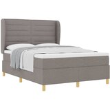  Krevet s opruga kutije Sivo-smeđa 200 x 160 cm tkanina | shoptok.hr