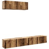 vidaXL Stenska TV omarica 3 kosa starinski les 100x30x30 cm, (21606765) | Shoptok.si