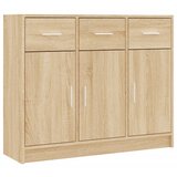 The Living Store Komoda sonoma hrast 91x28x75 cm inženirski les - Komoda, (21503246) | Shoptok.si