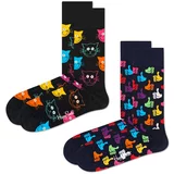 Happy Socks Čarape '2-Pack Cat Socks' miks boja