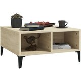  Klubska mizica sonoma hrast 60x60x30 cm iverna plošča, (20625826) | Shoptok.si