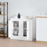  Komode 2 kom sjajne bijele 37,5x35,5x67,5 cm konstruirano drvo | shoptok.hr