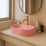 REA Bath Nadgradni umivaonik Rea Vanda Bubble Gum Matt | shoptok.hr
