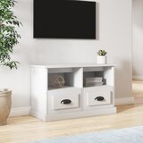 The Living Store TV omarica bela 80x35x50 cm inženirski les - TV Omarica, (21376020) Cene