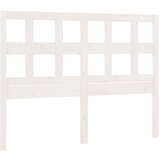 Maison Chic posteljno vzglavje - vzglavna omarica - nočna omarica belo 165,5x4x100 cm trdna borovina, (21705614) Cene