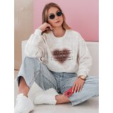 DStreet Bluza damska oversize tie-dye z sercem DESSER szara Cene