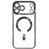  Silikonska futrola Magsafe Iphone 18 Pro Max CRNA u