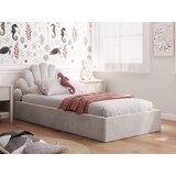  Tapecirani dječji krevet 90x200 s okvirom školjka | shoptok.hr