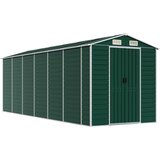  Vrtno spremište zeleno 191 x 555 x 198 cm od pocinčanog čelika | shoptok.hr