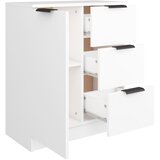  Komoda bijela 60x30x70 cm od konstruiranog drva | shoptok.hr