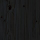  Povišena vrtna gredica crna 150 x 50 x 70 cm masivna borovina | shoptok.hr