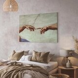  Slika - Michelangelo – The Creation of Adam (hands) 120x80 Akustična | shoptok.hr