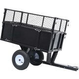 vidaXL Prikolica za vrtno kosilnico 150 kg nosilnost | Shoptok.si