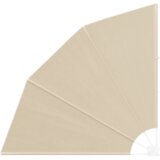  Zaslon za zasebnost na balkonu Bež 140 x 140 cm Poliester, (5000249928) Slike