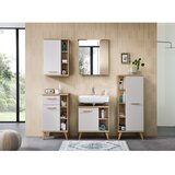 Pelipal Krem/u prirodnoj boji nizak kupaonski ormarić u dekoru hrasta 50,5x89,5 cm Quickset 966 – | shoptok.hr