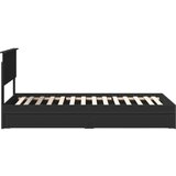  Krevet s od storage Crna 100 x 200 cm Konstruirano drvo | shoptok.hr