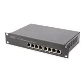 8 Port Gigabit PoE Switch, 10 Inch, Unmanaged