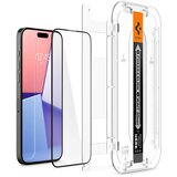 Spigen Glas.tR EZ-FIT (2 kom) za iPhone 15 Pro - crna | Eponuda.com