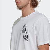 Adidas Tehnička sportska majica 'Essentials Brandlove' crna / bijela | shoptok.hr