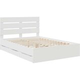  Krevetna konstrukcija Bijelo 140 x 190 cm Inženjersko Drvo | shoptok.hr