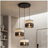  visilica na sajli karbon 3xE27/15W/230V crna/siva | Eponuda.com