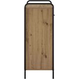  Ormar za cipele 76 x 36 5 x 93 cm Konstruirano drvo - Hrast artisan 76 x 36 5 x 93 cm 1 ladica i 3 police | shoptok.hr