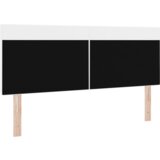 vidaXL Naslon za glavo Preprosta zasnova Čista bela 160 cm Faux usnje | Shoptok.si