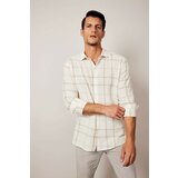 Defacto Modern Fit Woven Plaid Long Sleeve Shirt Cene