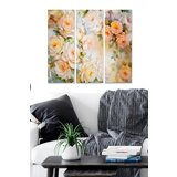 Wallity MDF14194 multicolor decorative mdf painting (3 pieces) Cene