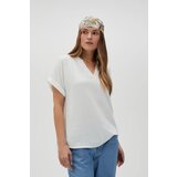 Marisse Women's Shirt L-Ko-4623 Off White Cene
