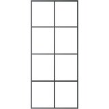 Klizna vrata crna 90 x 205 cm od stakla ESG i aluminija | shoptok.hr