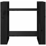 Ormarić za knjige / pregrada crni 60x35x57 cm od borovine | shoptok.hr