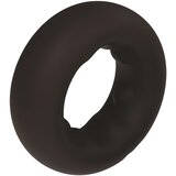 Pulselock Cocktura - pikčast silikonski obroček za penis (črn) - 27 mm | Shoptok.si