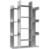 Maison Chic Knjižna omara - Knjižni regal siva sonoma 86x25,5x140 cm inženirski les, (21726035) | Shoptok.si