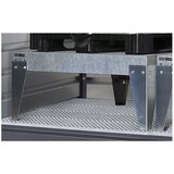eurokraft pro Odtočni nastavek za IBC, primeren za 1 cisterno IBC / KTC, DxŠ 1320 x 1216 mm | Shoptok.si