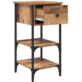  Noćni ormar 2 pcs Smeđa 33.5 x 36 x 70 cm Konstrukcijsko drvo | Eponuda.com
