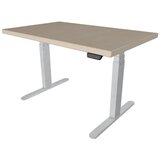 Uvi električna miza hrast desk sonoma, belo - rjava Cene